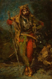 Mephisto from the Opera Faust, 1870/86, Adolphe-Joseph-Thomas Monticelli, French, 1824-1886,