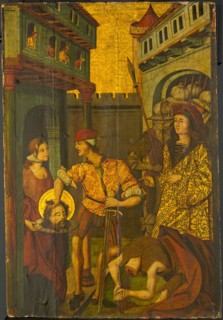 The Beheading of Saint John the Baptist, 1490/1500, Master of Palanquinos, Spanish, active c.