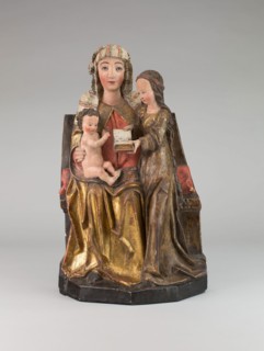 Virgin and Child with Saint Anne, 1475/1500, German, Rhenish, or Southern Netherlands, Rhineland,