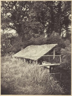 Boat House, 1840/1900, Miss T. Powell, Unknown, 19th century, Unknown, Albumen print, 20.2 x 15.1