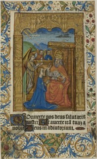 Coronation of the Virgin with Decorative Border from a Prayerbook, n.d., European, Europe,