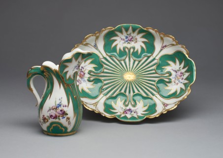 Ewer and Basin (Pot a l’Eau et jatte Feuille d’Eau), 1756/60, Sèvres Porcelain Manufactory, French,