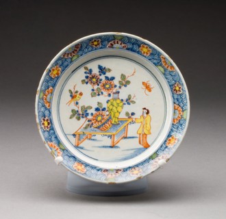Dish, Early 18th century, Netherlands, Delft, Delft, Tin-glazed earthenware (Delftware), Diam. 16.3