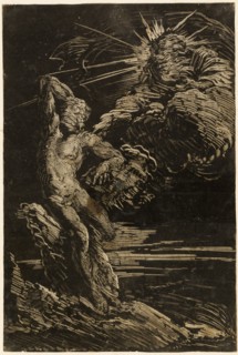 The Creation of Adam, c. 1642, Giovanni Benedetto Castiglione, Italian, 1609-1664, Italy, Monotype
