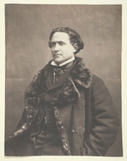 Portrait of La Fontaine, c. 1854–1860, Nadar (Gaspard Félix Tournachon), French, 1820–1910, France,