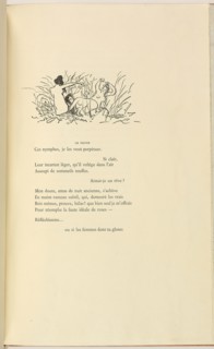 L’après-midi d’un faune, 1876, Édouard Manet (French, 1832-1883), poetry by Stéphane Mallarmé