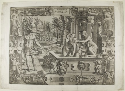 Diana and Actaeon (the Metamorphosis of Acteon), 1544, Jean Mignon (French, active 1535-c. 1555),