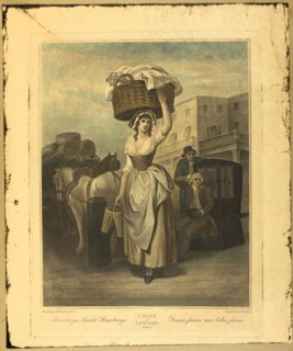 Strawberries, Scarlet Strawberries, Plate 9 from The Cries of London, 1799, After Francis Wheatley,