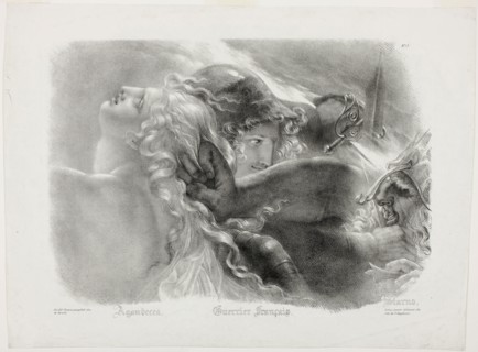 Agandecca, French Warrior, Starno (based on Girodet’s painting The Spirits of French Heroes