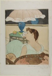 The Lamp, 1890–91, Mary Cassatt (American, 1844-1926), printed with Leroy (French, active