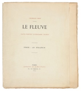 Le Fleuve, 1874, Édouard Manet (French, 1832-1883), written by Charles Cros (French, 1842-1888),
