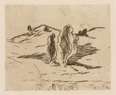 The High Valley, plate 3 from Le Fleuve, 1874, Édouard Manet (French, 1832-1883), written by