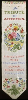 Bookmark, 19th century, Thomas Stevens (English, 1828–1888), England, Coventry, England, Silk,