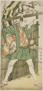 The actor Bando Mitsugoro II as Katsura Kokingo Haruhisa, 1794, Toshusai Sharaku ??? ??, Japanese,