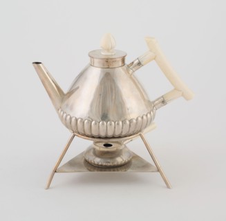 Teapot on Stand with Rechaud, 1875/90, Christopher Dresser, English, 1834-1904, Vienna, Austria,
