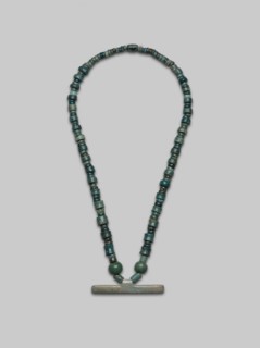 Beaded Necklace with Bar Pendant, A.D. 300/700, Nicoya, Nicoya, Guanacaste province, Costa Rica,