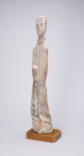 Standing Attendant (Tomb Figurine), Eastern Zhou dynasty, Warring States period (480–221 B.C.),