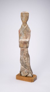 Standing Attendant (Tomb Figurine), Eastern Zhou dynasty, Warring States period (480–221 B.C.),