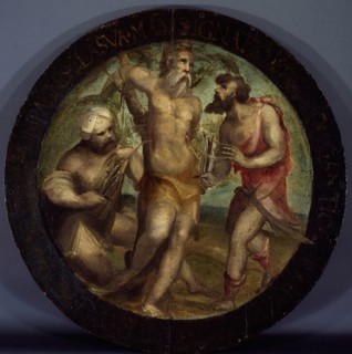 Saint Ignatius of Antioch Disemboweled by Trajan’s Torturers, 1525/27, Domenico Beccafumi, Italian,