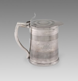 Tankard, 1783/94, John Owen, American, active 1804–1831, Philadelphia, Philadelphia, Silver, 19.1 ×