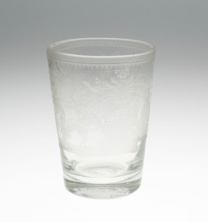 Beaker, c. 1760, Russia, Glass, H. 14.9 cm (5 7/8 in.)