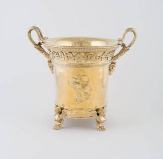 Wine Cooler, 1800/50, Jean Baptiste Claude Odiot, French, 1763-c. 1850, France, Silver gilt, 28.1 ×