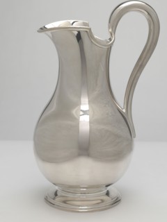 Pitcher, 1825/46, R. & W. Wilson, American, 1825–1883, Philadelphia, United States, Silver, 36.8 ×
