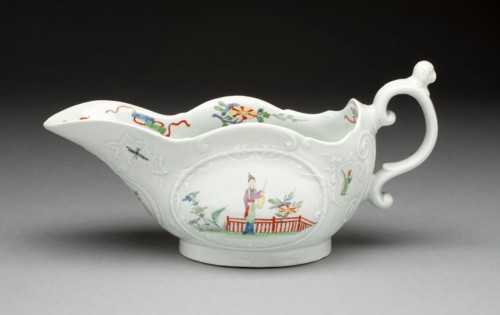 Sauceboat, c. 1755, Worcester Porcelain Factory, Worcester, England, founded 1751, Worcester,