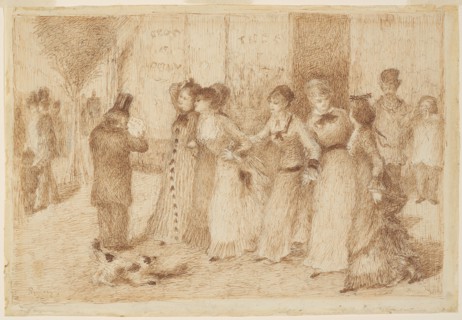 Workers’ Daughters on the Outer Boulevard (Illustration for Emile Zola’s L’Assommoir), 1877/78,