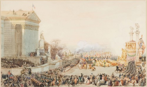 The Translation of the Ashes of Napoleon: 15 December, 1840, c. 1842, Eugène L. Lami, French,