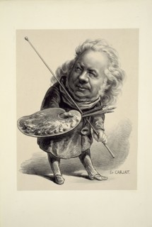 Portrait of Honoré Daumier, 1862, Etienne Carjat, French, 1828-1906, France, Lithograph in black,