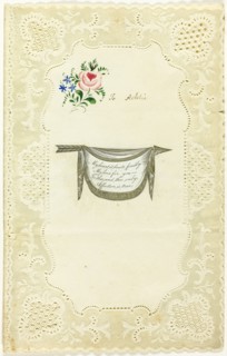 My Heart Beats Fondly (Valentine), 1850/59, Joseph Addenbrooke, English, 19th century, England,