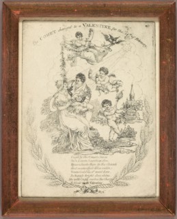 The Comet Change to a Valentine for the 14th of February (valentine), c. 1830, Unknown Artist,