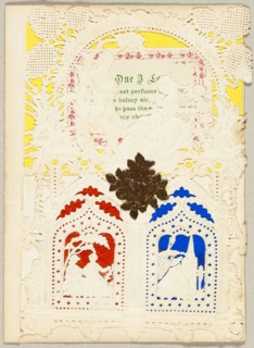 Untitled Valentine (Couple in the Country), 1850/59, Unknown Artist, American or English, 19th