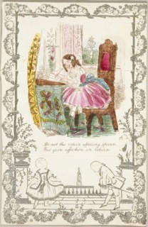 Do Not this Votive Offering Spurn (valentine), 1850/59, Unknown Artist, American or English, 19th