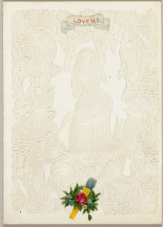 Love Me (Valentine), 1860/70, Unknown Artist, American or English, 19th century, United States,