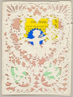 Change (valentine), c. 1850, Unknown Artist, American or English, 19th century, United States,