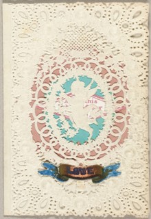 Love (Valentine), c. 1850, G. Ingram, English, 19th century, England, Collaged elements on cut and