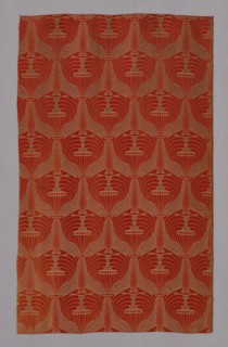 Mohnköpfe (Poppyheads) (Dress or Furnishing Fabric), 1900, Designed by Koloman Moser (Austrian,