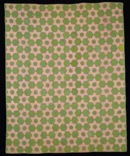 Bedcover (Bride’s Quilt), 1868, Sarah Catherine Kate (née Strother) McClanahan (American,