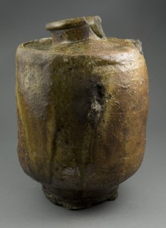 Iga-ware Jar, late 16th century, Japan, Glazed stoneware, 33.0 x 24.5 cm (13 x 9 5/8 in.)