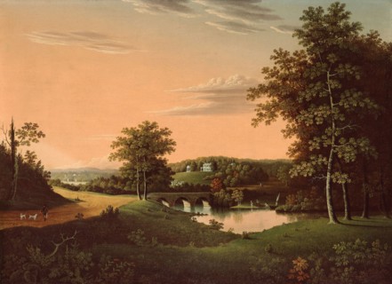 Point Breeze, the Estate of Joseph Napoleon Bonaparte at Bordentown, New Jersey, 1817/20,