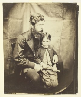 Rev. James Langton Clark and son Charles (Robin), 1864, Lewis Carroll (Charles Lutwidge Dodgson),