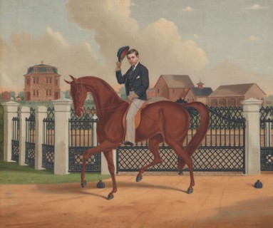 George Franklin Archer and the Archer Residence, 1871, Charles Spencer Humphreys, American,