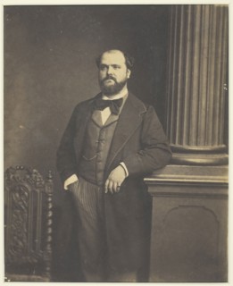 Untitled (Man Standing, en Face), 1855/1869, Antoine Samuel Adam-Salomon, French, 1811–1881,