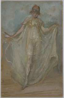 Green and Blue: The Dancer, c. 1893, James McNeill Whistler, American, 1834-1903, United States,
