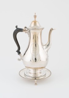 Coffee Pot and Stand, 1786, Hester Bateman, English, 1709-1794, London, England, London, Silver, 29