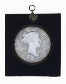 Portrait Plaque, 1820/30, Apsley Pellatt and Company, England, 1790-1875, England, Glass, sulphide,