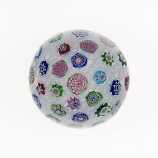 Paperweight, c. 1845–60, Saint-Louis, France, founded 1767, France, Glass, Diam. 8.3 cm (3 1/4 in.)