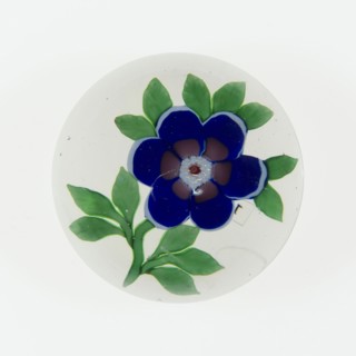 Paperweight, c. 1845–60, Baccarat, France, founded 1764, Baccarat, Glass, Diam. 7.6 cm (3 in.)
